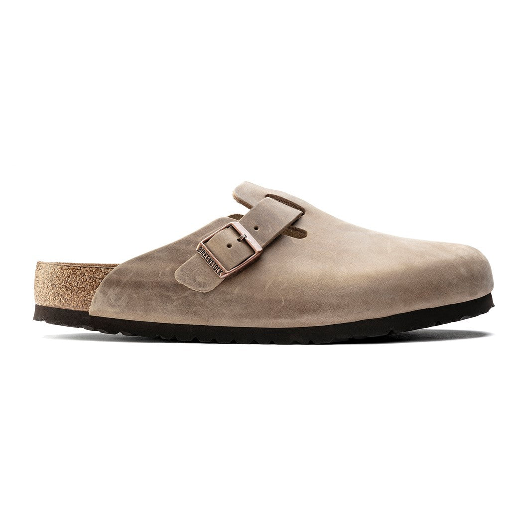 Birkenstock 1019484 Boston Soft Footbed Oiled Leather Tobacco Brown Clogs