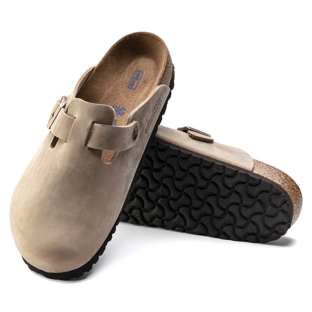 Birkenstock 1019484 Boston Soft Footbed Oiled Leather Tobacco Brown Clogs