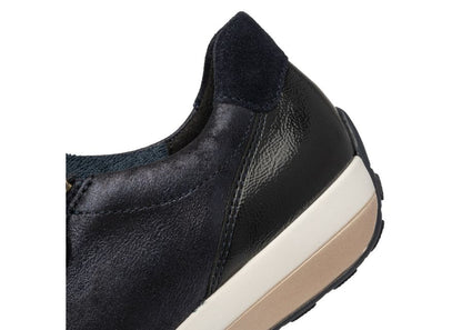 Ara 12-64587 16 Osaka Highsoft Navy Suede with Foil H Fit Trainers
