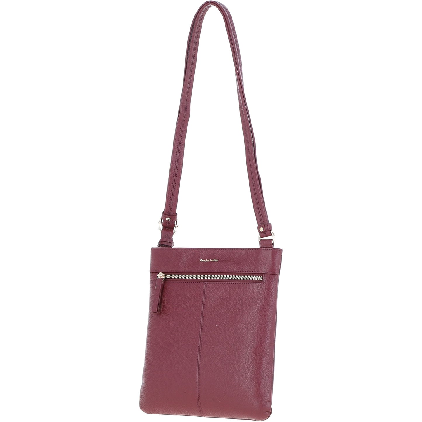 Ashwood Leather CB-3 Bordeaux Leather Crossbody Bag