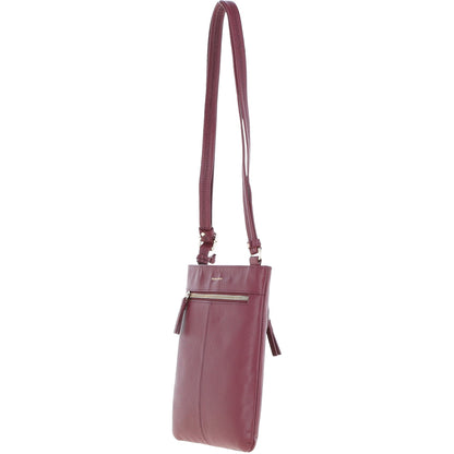 Ashwood Leather CB-3 Bordeaux Leather Crossbody Bag