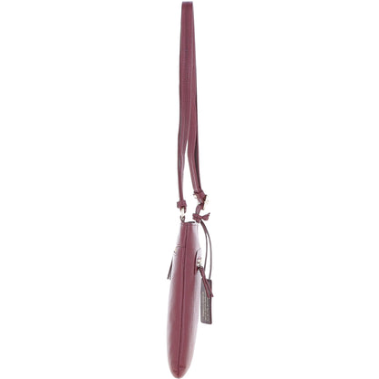 Ashwood Leather CB-3 Bordeaux Leather Crossbody Bag