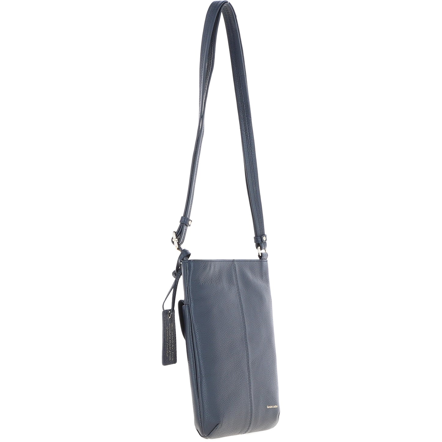 Ashwood Leather CB-5 Navy Crossbody Bag