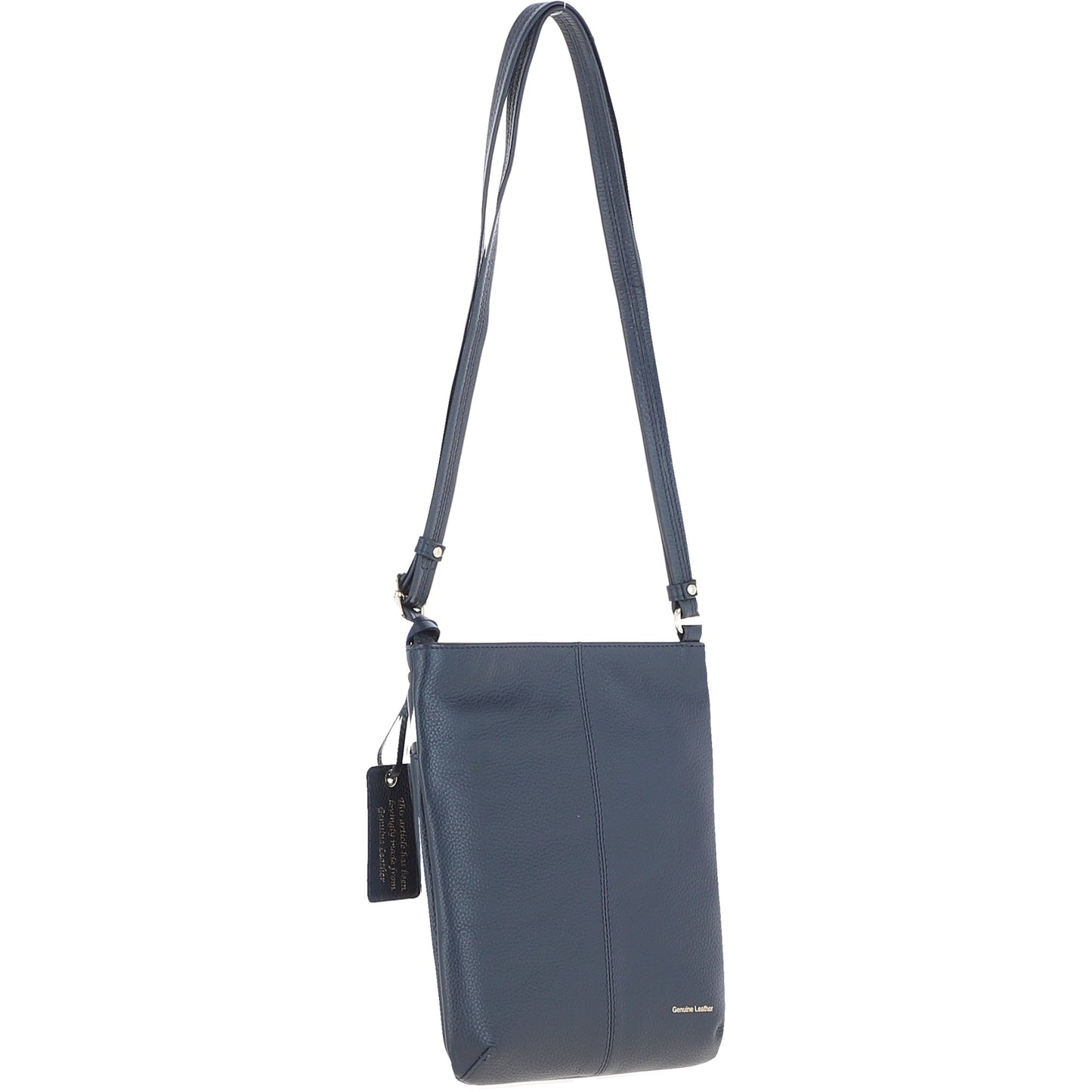 Ashwood Leather CB-5 Navy Crossbody Bag