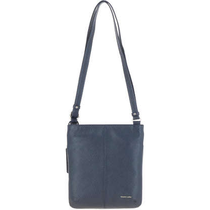 Ashwood Leather CB-5 Navy Crossbody Bag