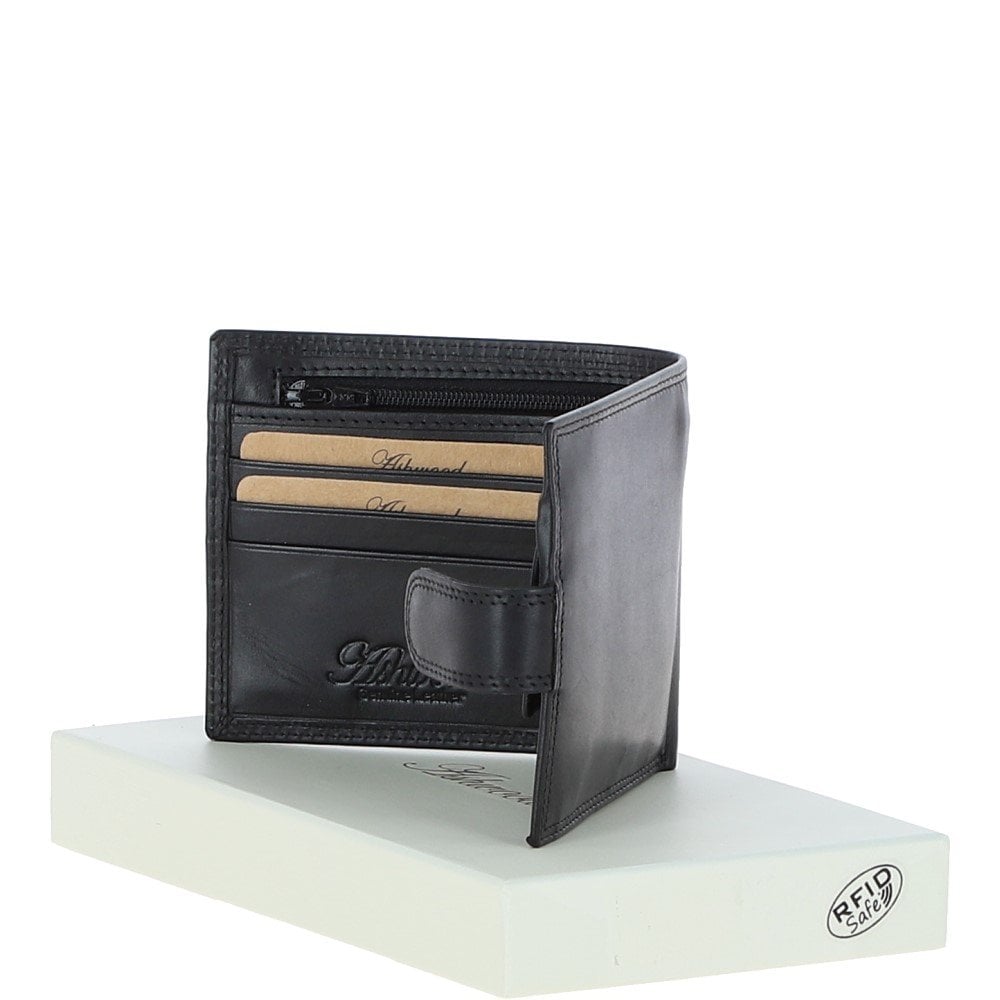 Ashwood Leather 1222-VT Black Wallet