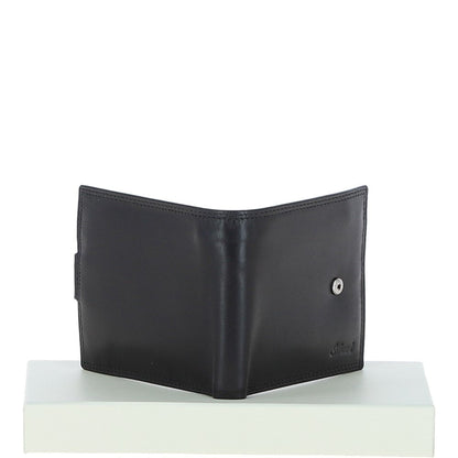 Ashwood Leather 1222-VT Black Wallet