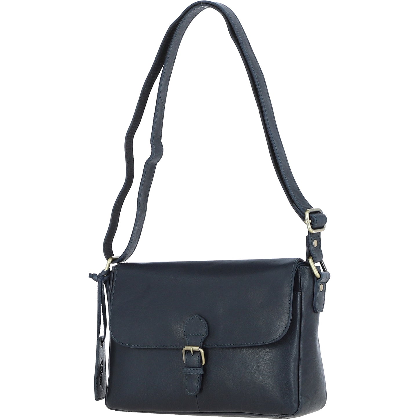 Ashwood Leather G-22 Navy Leather Handbag