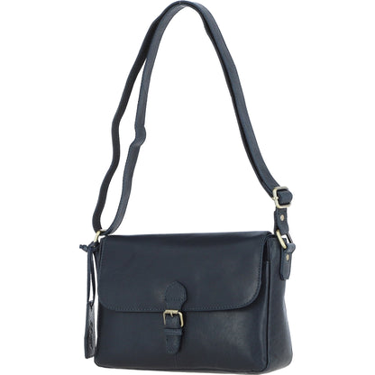 Ashwood Leather G-22 Navy Leather Handbag