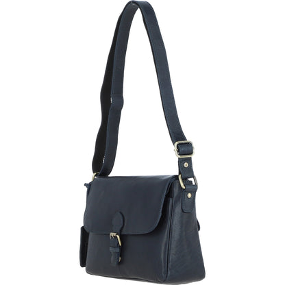 Ashwood Leather G-22 Navy Leather Handbag