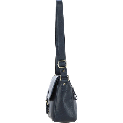 Ashwood Leather G-22 Navy Leather Handbag