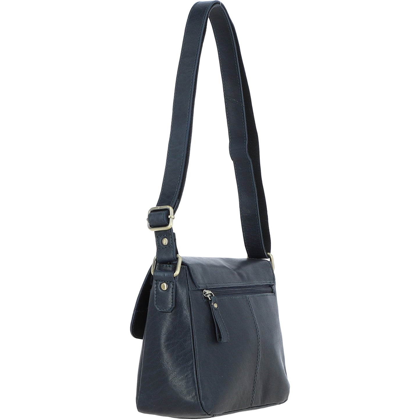 Ashwood Leather G-22 Navy Leather Handbag
