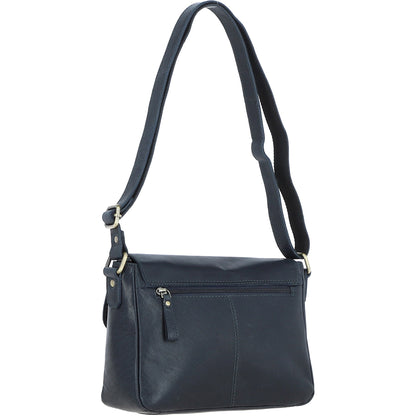 Ashwood Leather G-22 Navy Leather Handbag