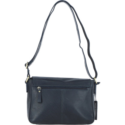 Ashwood Leather G-22 Navy Leather Handbag