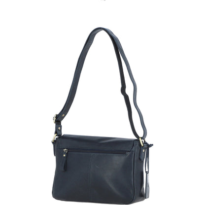 Ashwood Leather G-22 Navy Leather Handbag