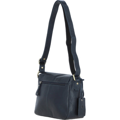 Ashwood Leather G-22 Navy Leather Handbag