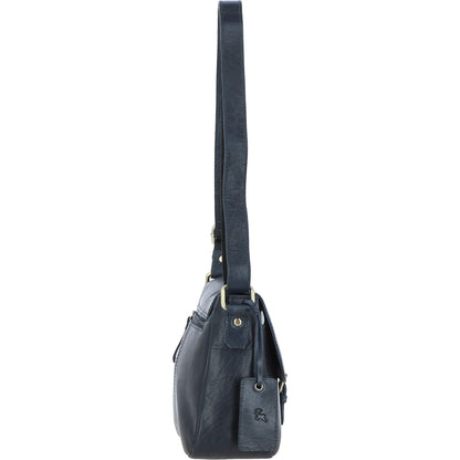 Ashwood Leather G-22 Navy Leather Handbag