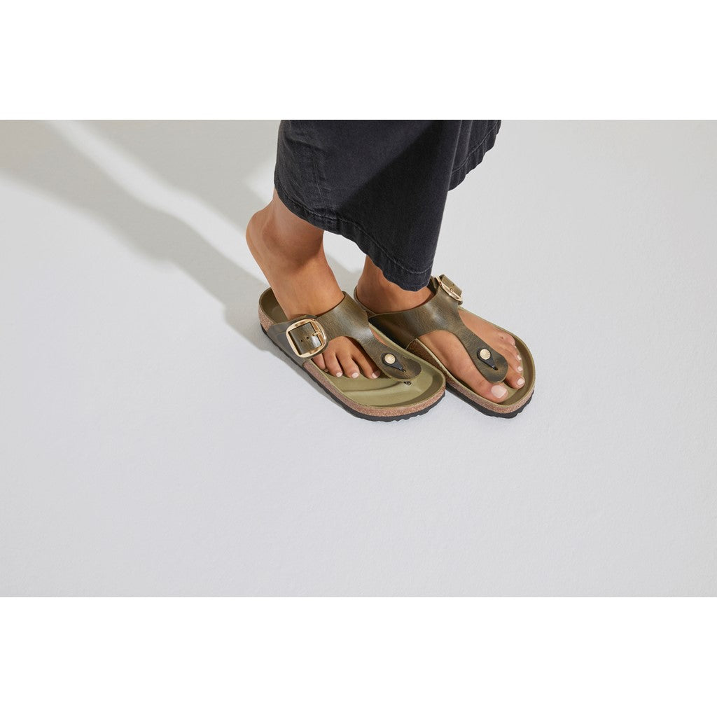 Birkenstock gizeh olive store green