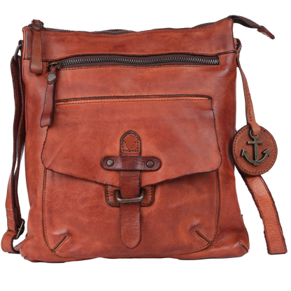 Harbour 2nd UP.13117 - Cognac Tan Crossbody Style Up Caseey Bag