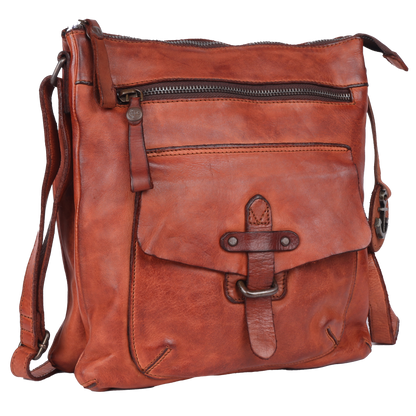 Harbour 2nd UP.13117 - Cognac Tan Crossbody Style Up Caseey Bag