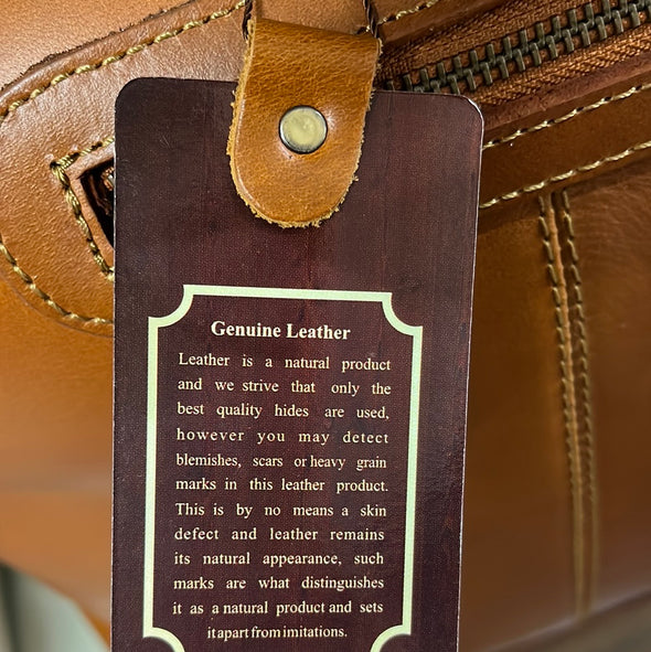 Ashwood Leather DR.BAG Chestnut Leather Holdall Bag