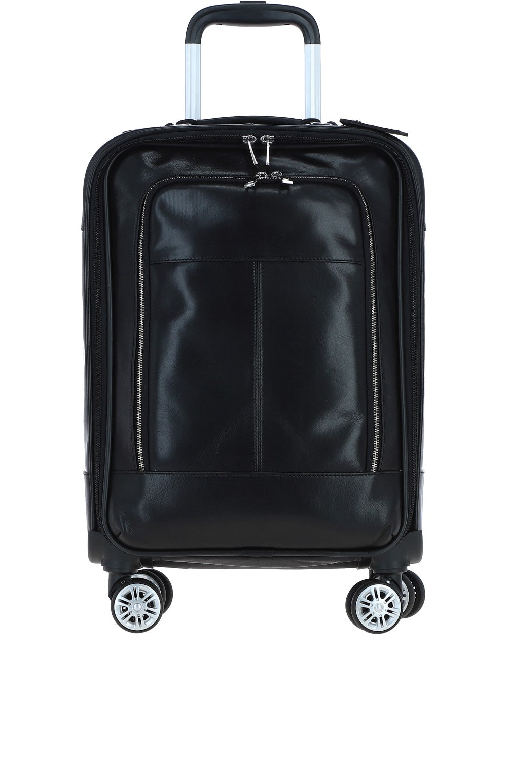 Ashwood Leather PL-52 Temponada Black Cabin Trolley Bag
