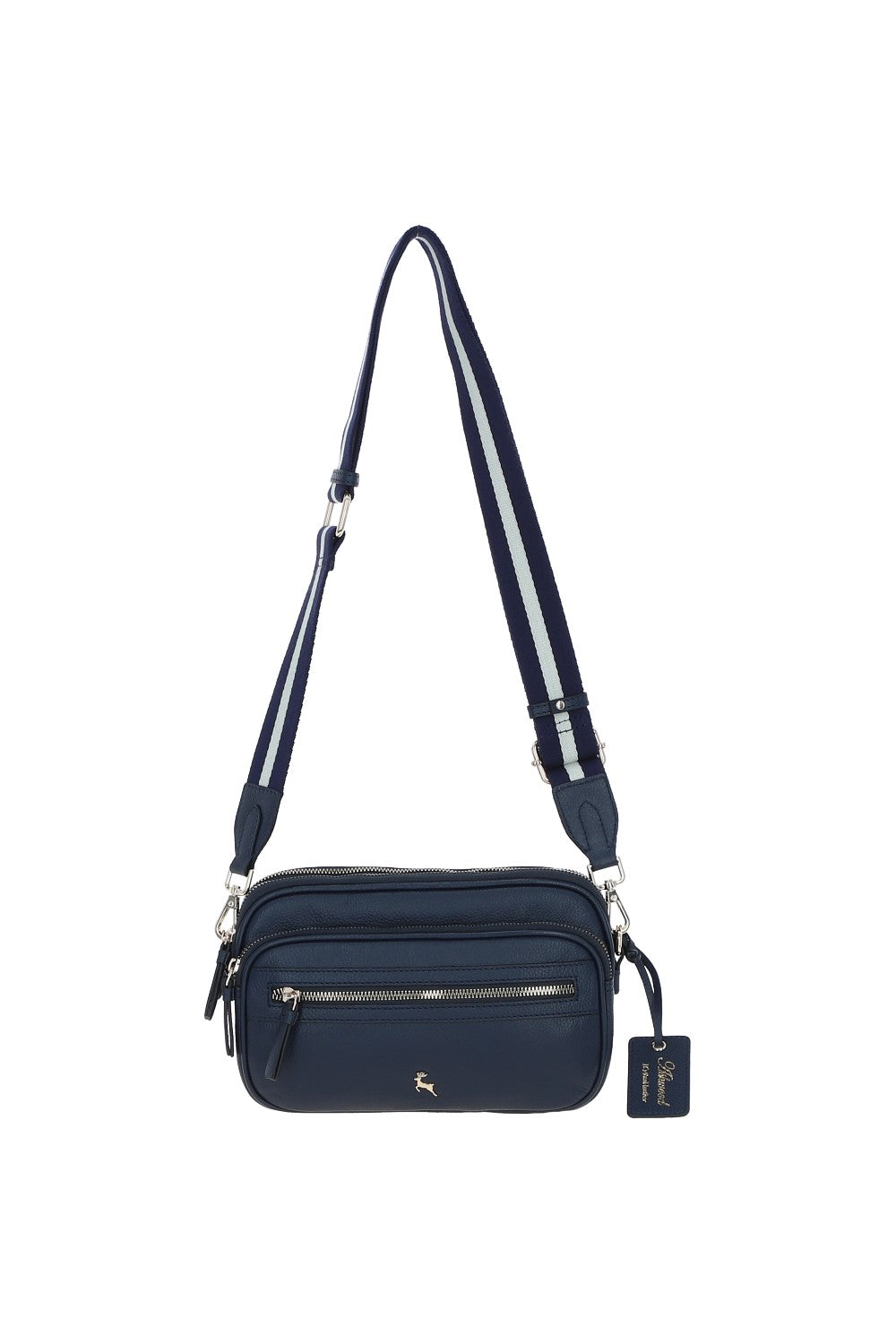 Ashwood Leather X-35 Navy Handbag