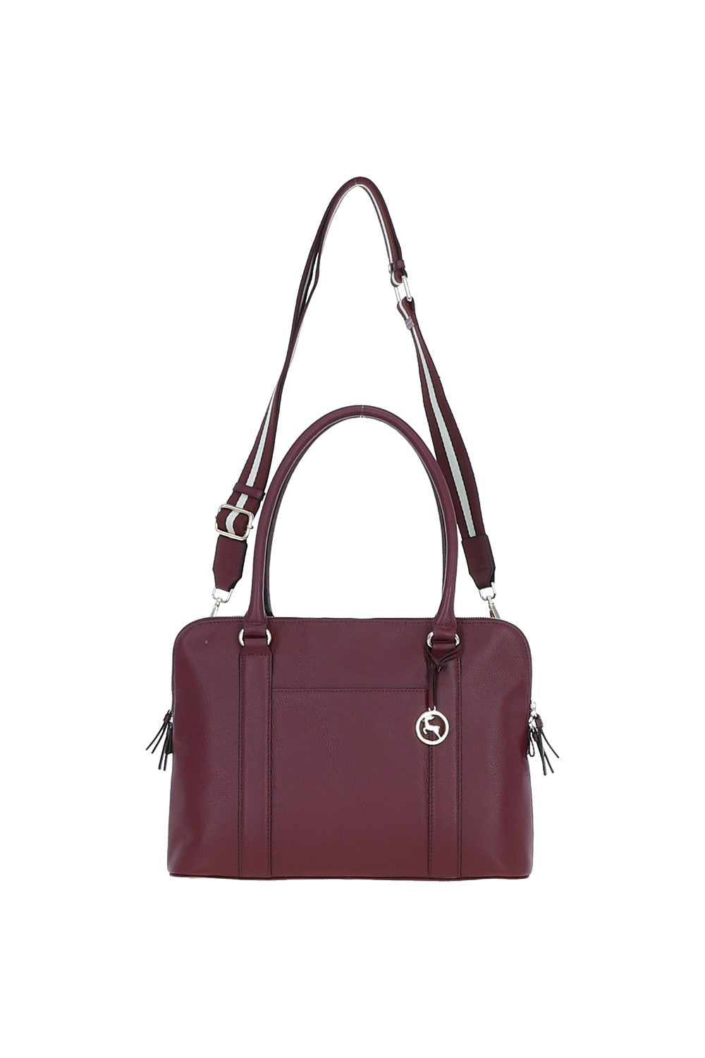 Ashwood Leather X-39 Rose Wine Handbag