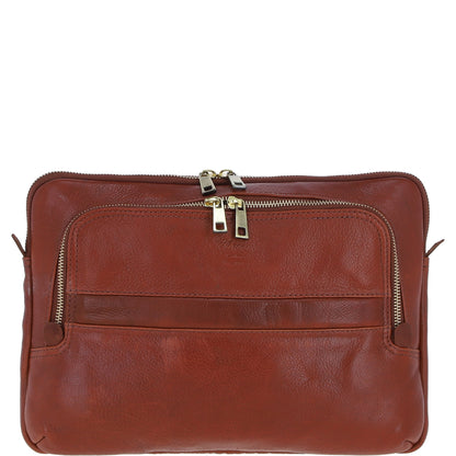 Ashwood Leather PL-42 Tan Leather Laptop Sleeve