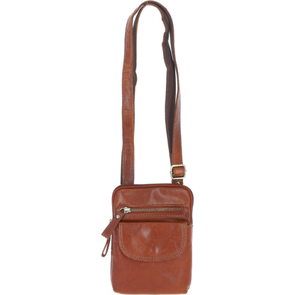 Ashwood Leather G-11 Honey Tan Crossbody Bag