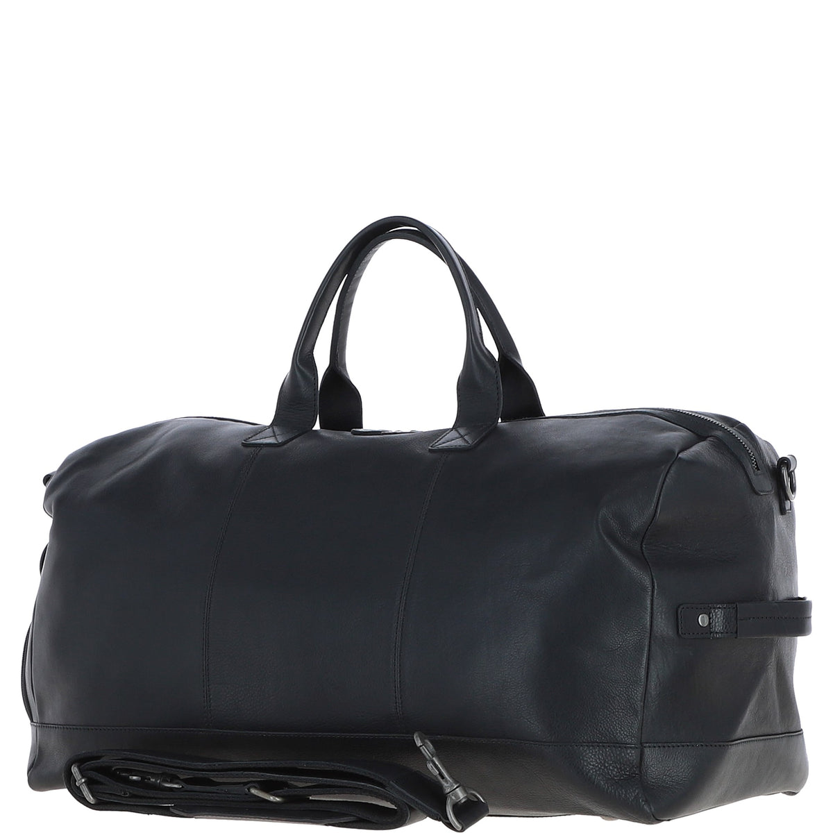Ashwood Leather S-65 Black Leather Holdall