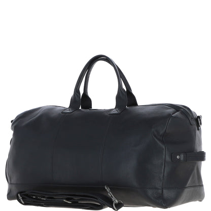 Ashwood Leather S-65 Black Leather Holdall