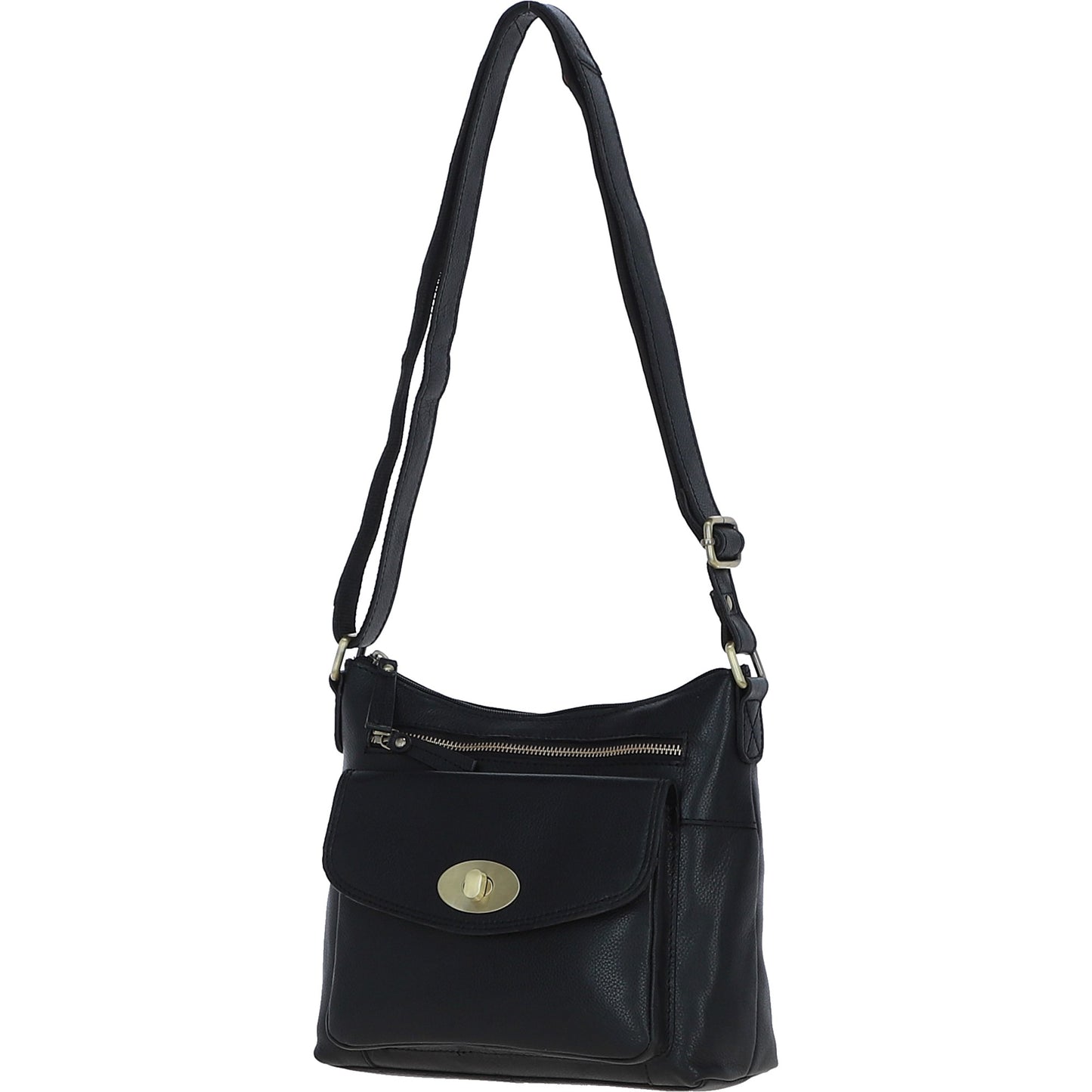 Ashwood Leather M-86 Black Leather Bag