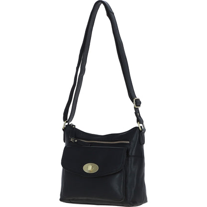 Ashwood Leather M-86 Black Leather Bag