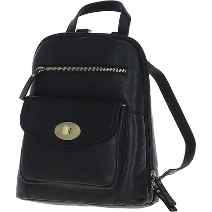 Ashwood Leather M-85 Black Backpack