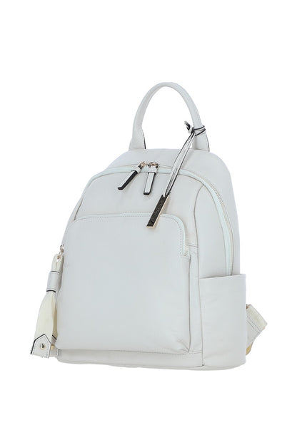 Ashwood Leather X-37 White Backpack