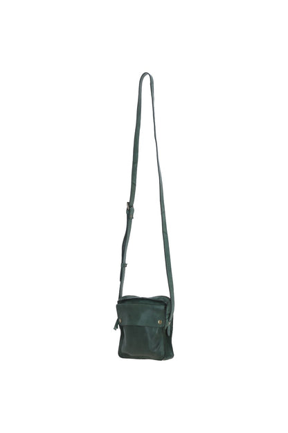 Ashwood Leather D-101 Green Handbag