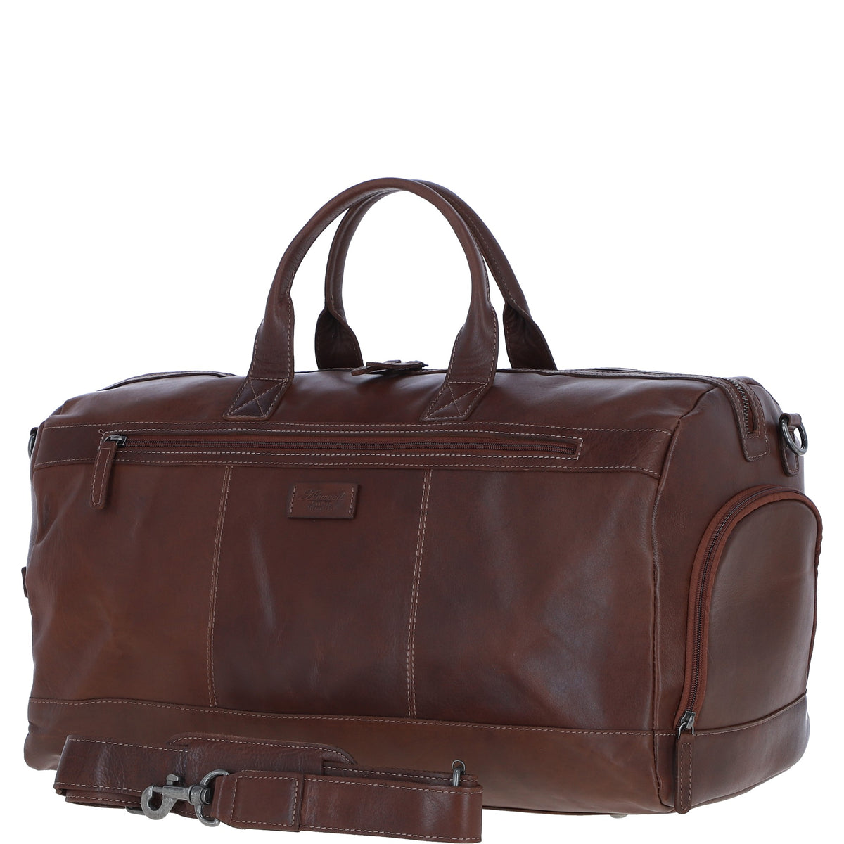 Ashwood Leather S-65 Brown Leather Holdall