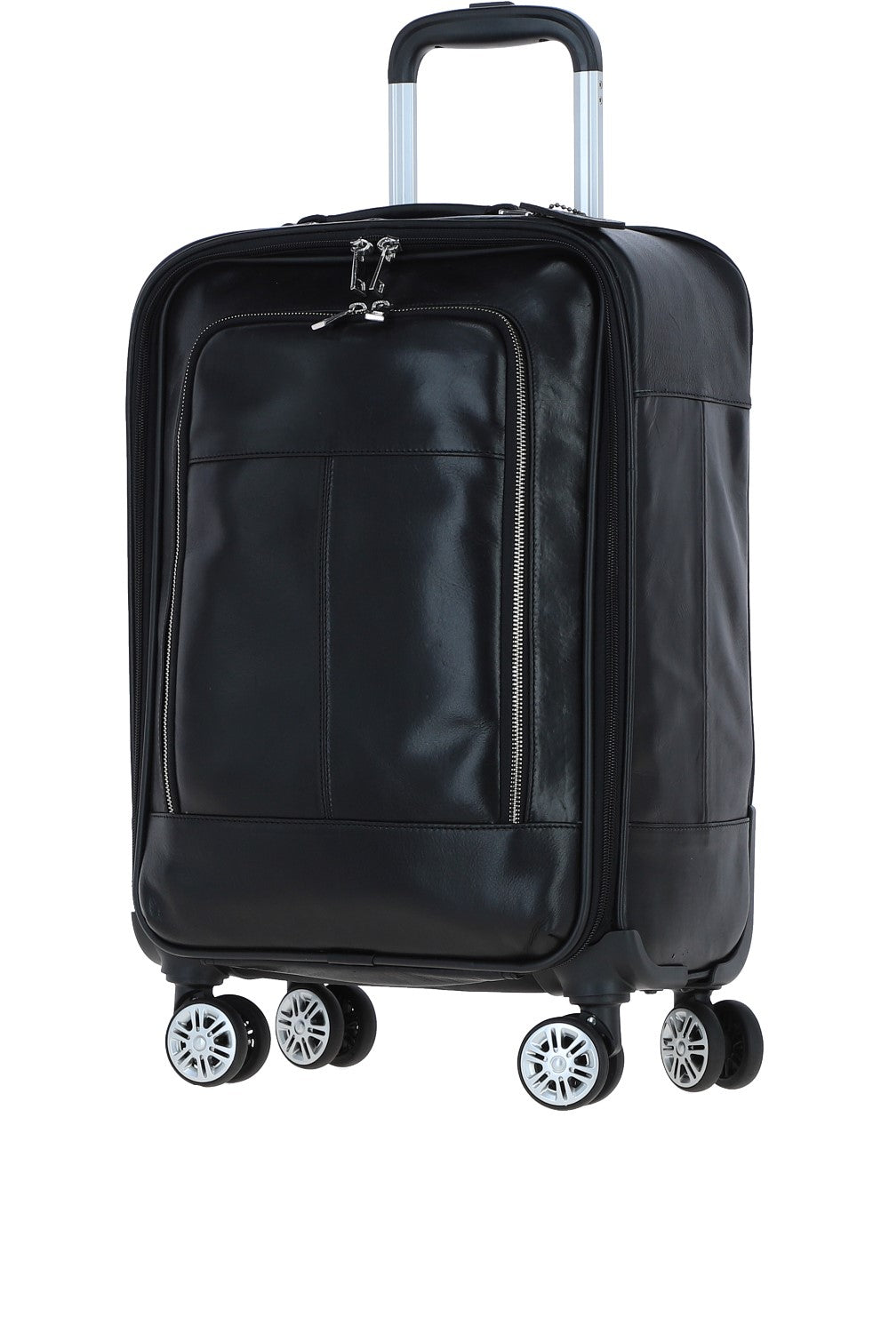 Ashwood Leather PL-52 Temponada Black Cabin Trolley Bag