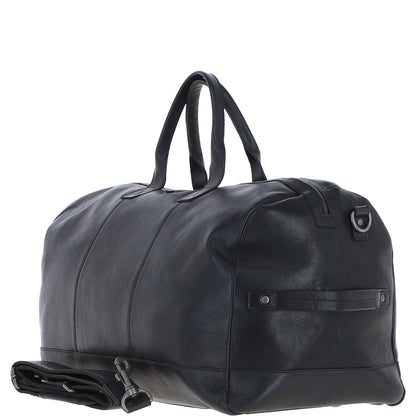 Ashwood Leather S-65 Black Leather Holdall