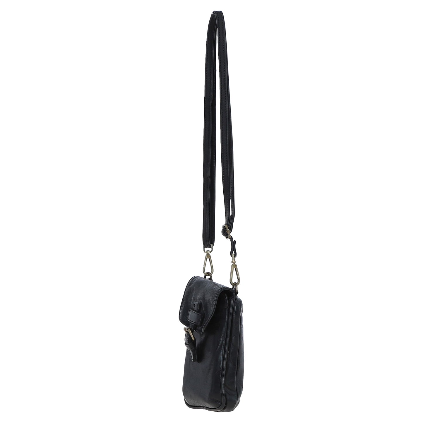 Ashwood Leather D-99 Black Phone Bag