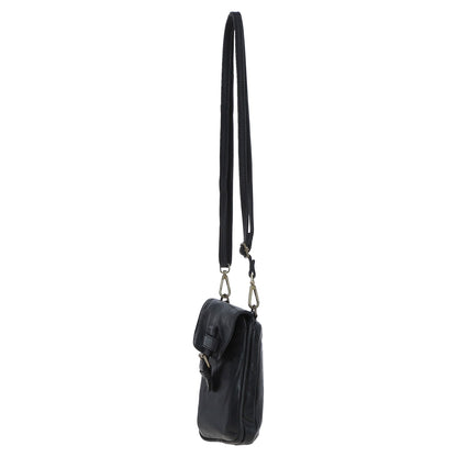 Ashwood Leather D-99 Black Phone Bag