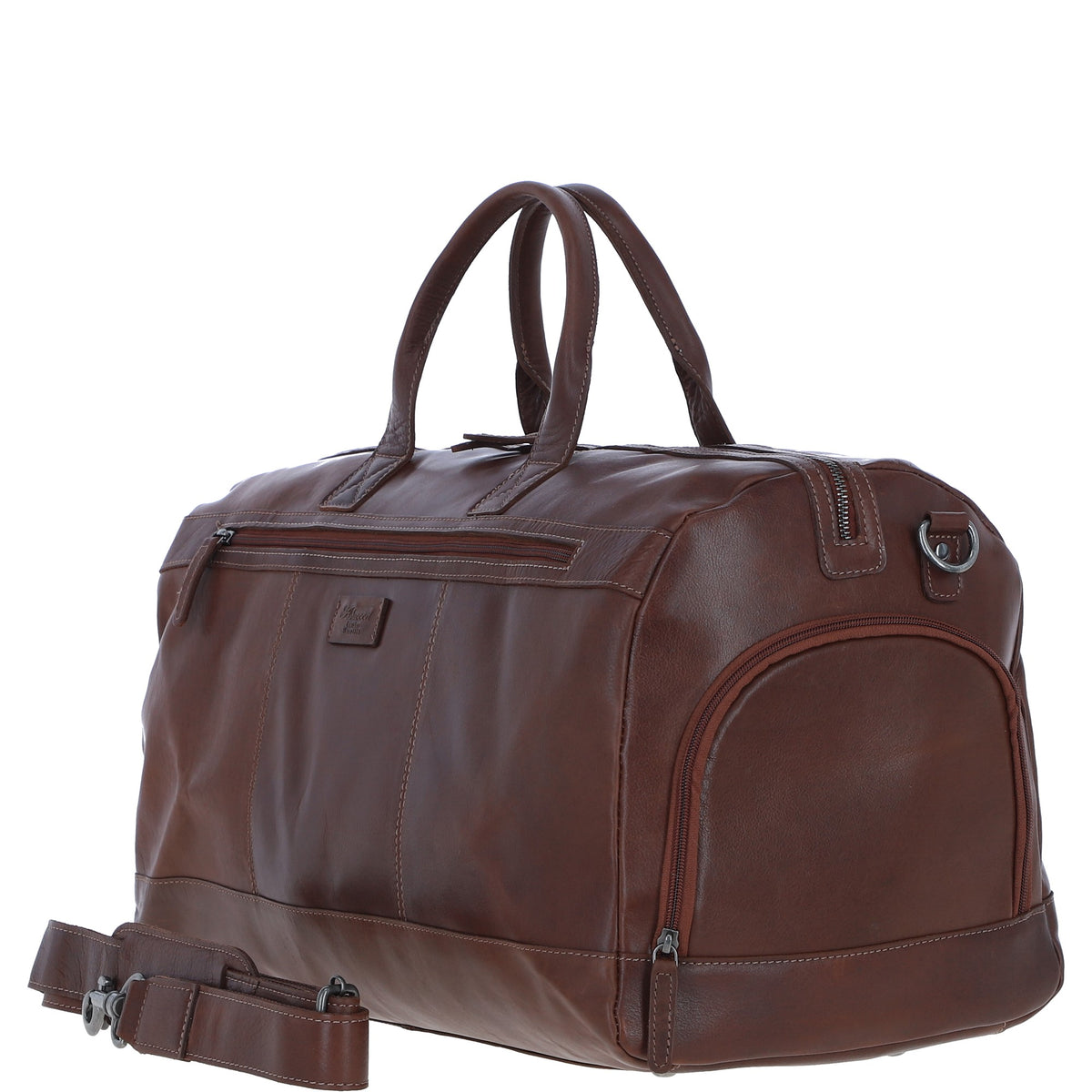 Ashwood Leather S-65 Brown Leather Holdall