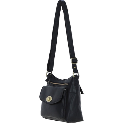 Ashwood Leather M-86 Black Leather Bag