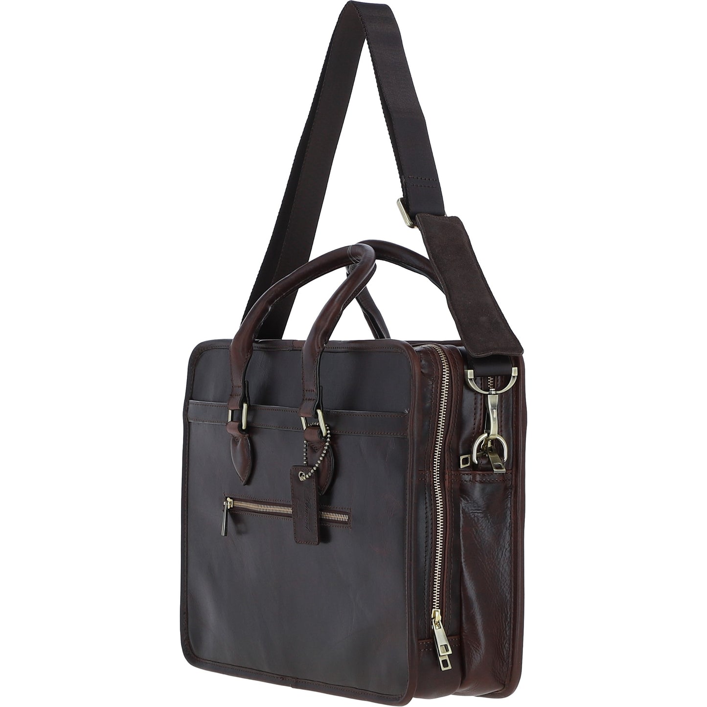 Ashwood Leather PL-48 Brown Leather Business Case