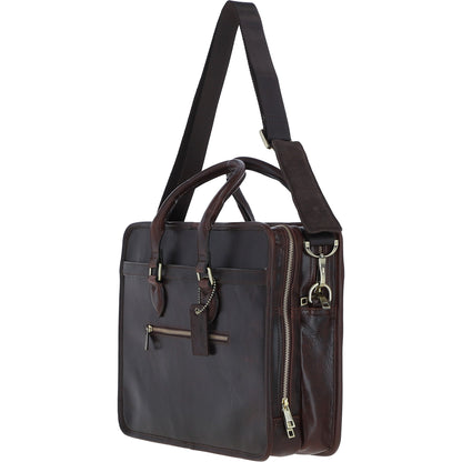 Ashwood Leather PL-48 Brown Leather Business Case