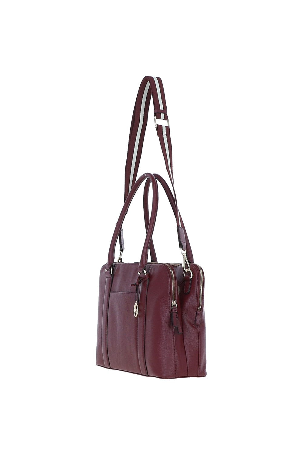 Ashwood Leather X-39 Rose Wine Handbag