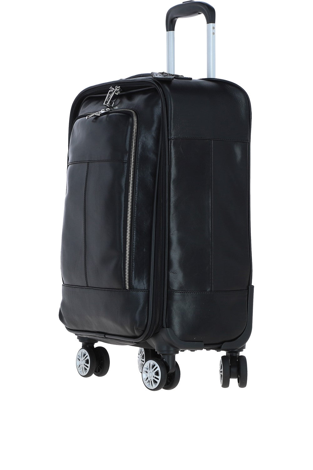 Ashwood Leather PL-52 Temponada Black Cabin Trolley Bag