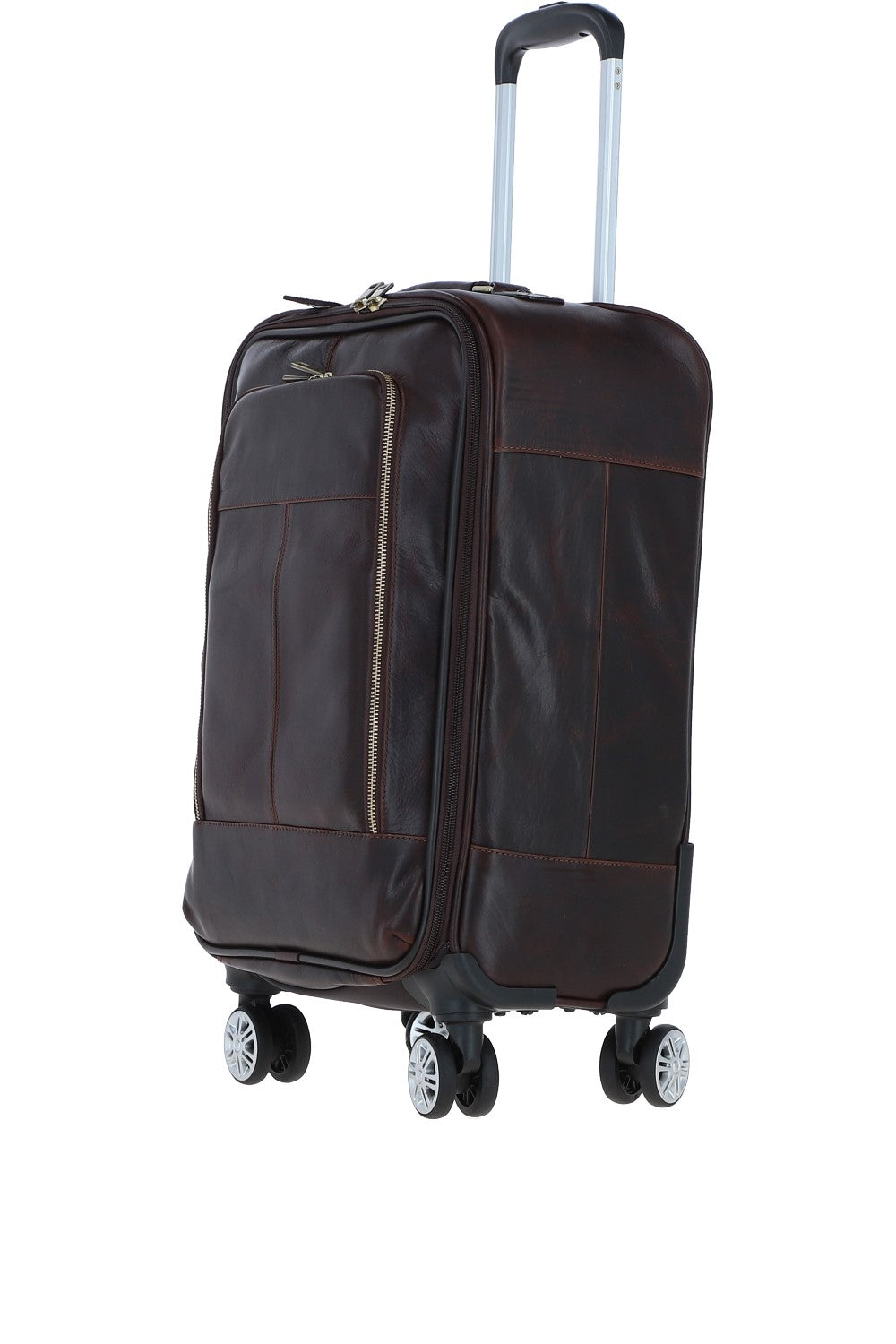 Ashwood Leather PL-52 Temponada Brown Cabin Trolley Bag