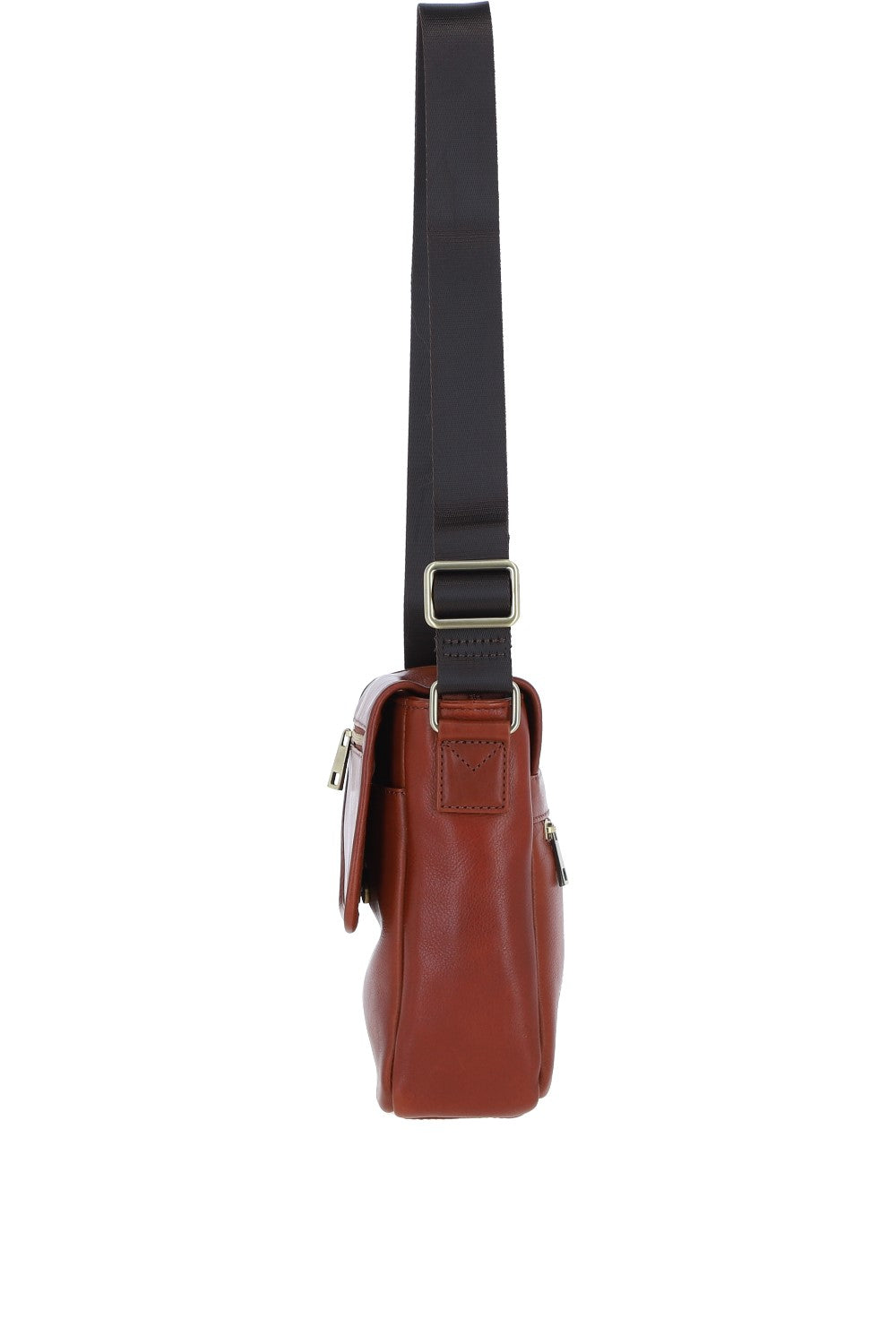 Ashwood Leather PL-44 Tan Leather Cross Body Bag